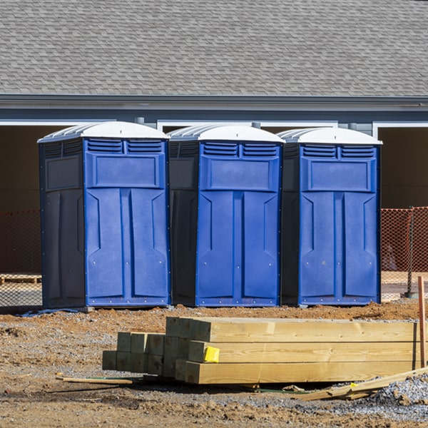 how can i report damages or issues with the portable restrooms during my rental period in West Bethel ME